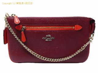 コーチ コーチ COACH アクセサリーポーチ/リストレットポーチ ノリータ24 53467 ブラックチェリー 【 SA532925 】の基本紹介画像