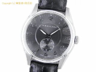 ハミルトン ジャズマスター ハミルトン HAMILTON メンズ腕時計 ジャズマスター シンライン スモールセコンド H38411783 クオーツ プチセコンド グレーダイヤル 【 SA66631 】の基本紹介画像