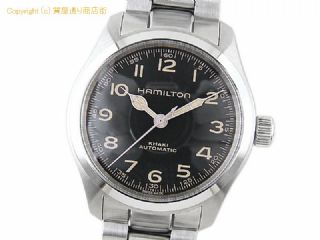ハミルトン カーキ ハミルトン HAMILTON メンズ腕時計 カーキ フィールド マーフ オート H70405130 自動巻 ブラック 【 SA66637 】の基本紹介画像