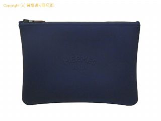 エルメス エルメス HERMES ポーチ トゥルース・フラット ネオバンMM ネイビー 【 SA532959 】の基本紹介画像