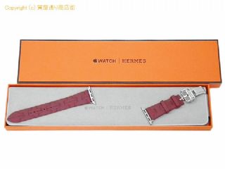 アップルウォッチ エルメス ベルト エルメス HERMES アップルウォッチ用ベルト ラバーストラップ 41mm ルージュアッシュ 【 SA532971 】の基本紹介画像