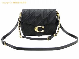 コーチ コーチ COACH タイムズ スクエア タビー ショルダー バッグ・キルティング ナッパレザー CW629 2WAYショルダー ブラック 【 SA532974 】の基本紹介画像