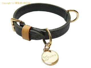 ルイ ヴィトン ルイ・ヴィトン LOUIS VUITTON モノグラムサープラス ドッグカラーXS 小型犬 首輪 GI1489 カーキ 【 SA532949 】の基本紹介画像
