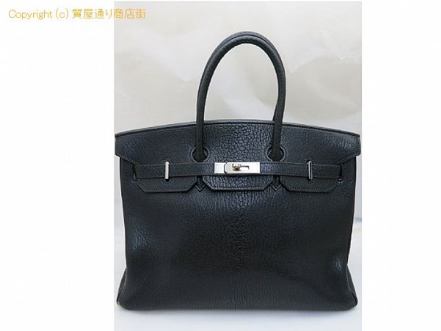 エルメス バーキン バーキン35 ブラック x シルバー金具 □G刻印 シェーブルコロマンデル 【 OA712839 】の基本紹介画像 エルメス バーキン バーキン35 ブラック x シルバー金具 □G刻印 シェーブルコロマンデル 【 OA712839 】の基本紹介画像