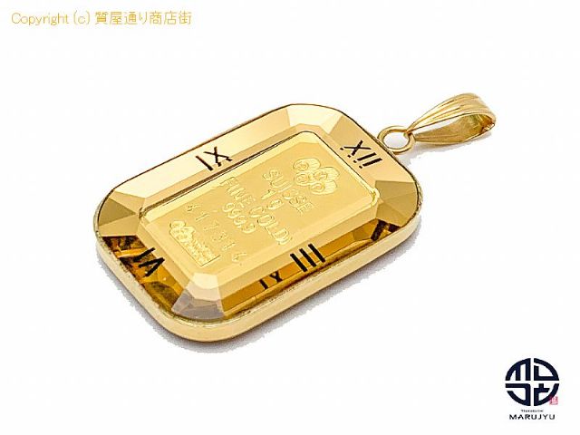 K24 K18 24金 18金イエローゴールド マリア インゴット ペンダント チャーム 5.1g 【 TM2008097 】の基本紹介画像 K24 K18 24金 18金イエローゴールド マリア インゴット ペンダント チャーム 5.1g 【 TM2008097 】の基本紹介画像