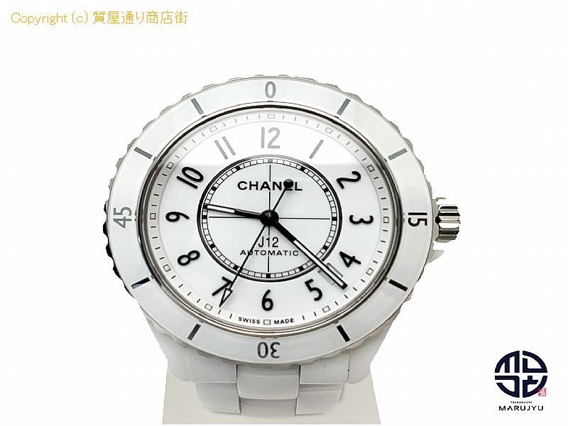 シャネル Chanel シャネル J12 H5700 裏スケルトン 白セラミック 回転ベゼル 38mm 0m防水 レディース ユニセックス 腕時計 At 自動巻き 質屋通り商店街 78 St シャネル Chanel シャネル J12 H5700 裏スケルトン 白セラミック 回転ベゼル 38mm 0m防水 レディース ユニセックス 腕時計 At 自動巻き 質屋通り商店街 78 St