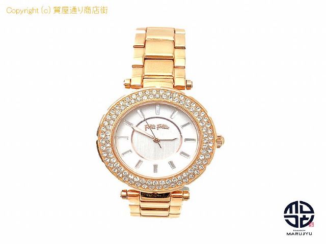 Folli Follie フォリフォリ ラインストーン FF-WF1B09 レディース 腕時計 QZ 電池式 【 TM2012016 】の基本紹介画像 Folli Follie フォリフォリ ラインストーン FF-WF1B09 レディース 腕時計 QZ 電池式 【 TM2012016 】の基本紹介画像