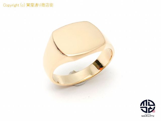 K18 18金イエローゴールド 印台 メンズ リング 指輪 18号 11.3g 【 TM2012094 】の基本紹介画像 K18 18金イエローゴールド 印台 メンズ リング 指輪 18号 11.3g 【 TM2012094 】の基本紹介画像