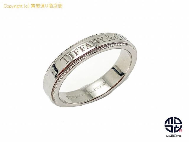 ティファニー TIFFANY ティファニー PT950 プラチナ ミルグレイン エッヂバンド リング 指輪 7.5号 アクセサリー 【 TM2106123 】の基本紹介画像 ティファニー TIFFANY ティファニー PT950 プラチナ ミルグレイン エッヂバンド リング 指輪 7.5号 アクセサリー 【 TM2106123 】の基本紹介画像