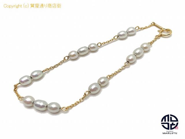 田崎真珠 TASAKI 田崎 タサキ K18 18金イエローゴールド パール 真珠 ブレスレット アクセサリー 【 TM2107075 】の基本紹介画像 田崎真珠 TASAKI 田崎 タサキ K18 18金イエローゴールド パール 真珠 ブレスレット アクセサリー 【 TM2107075 】の基本紹介画像