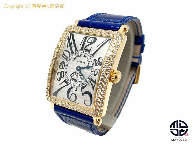 フランク ミュラー FRANCK MULLER フランクミュラー ロングアイランド ダイヤ 金無垢 750YG クロコレザー 950 S6 D レディース 腕時計 手巻き 【 TM2201036 】の基本紹介画像 フランク ミュラー FRANCK MULLER フランクミュラー ロングアイランド ダイヤ 金無垢 750YG クロコレザー 950 S6 D レディース 腕時計 手巻き 【 TM2201036 】の基本紹介画像