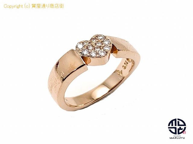 ポンテ ヴェキオ Ponte Vecchio ポンテヴェキオ K18 18金ピンクゴールド ダイヤモンド ハート ピンキー リング 指輪 約4 5号 アクセサリー 質屋通り商店街 78 St ポンテ ヴェキオ Ponte Vecchio ポンテヴェキオ K18 18金ピンクゴールド ダイヤモンド ハート ピンキー リング 指輪 約4 5号 アクセサリー 質屋通り商店街 78 St