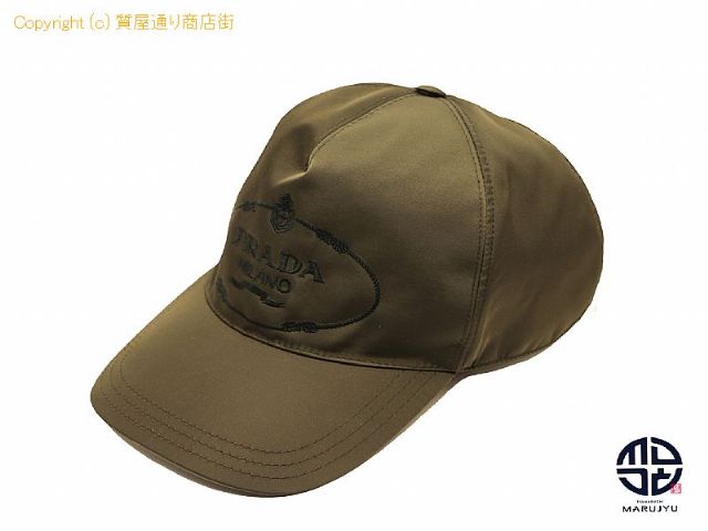 プラダ PRADA プラダ カーキ ナイロン キャップ 帽子 アパレル XLサイズ 【 TM2203100 】の基本紹介画像 プラダ PRADA プラダ カーキ ナイロン キャップ 帽子 アパレル XLサイズ 【 TM2203100 】の基本紹介画像