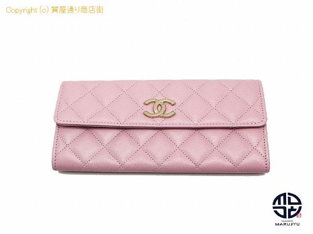 シャネル シャネル ココマーク キャビアスキン ピンク 2つ折り長財布 AP2961B09937 【 TM2209069 】の基本紹介画像 シャネル シャネル ココマーク キャビアスキン ピンク 2つ折り長財布 AP2961B09937 【 TM2209069 】の基本紹介画像