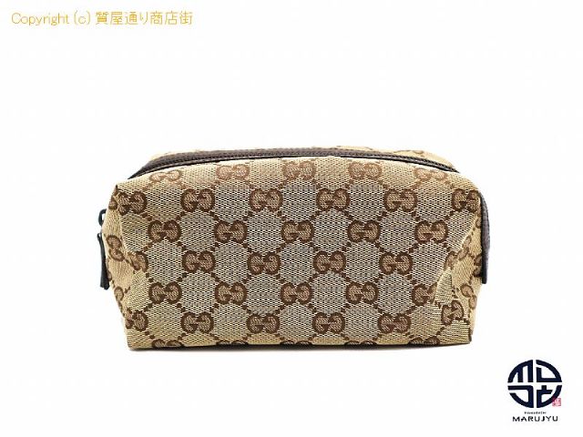 グッチ GUCCI グッチ GGキャンパス ポーチ 【 TM2209077 】の基本紹介画像 グッチ GUCCI グッチ GGキャンパス ポーチ 【 TM2209077 】の基本紹介画像