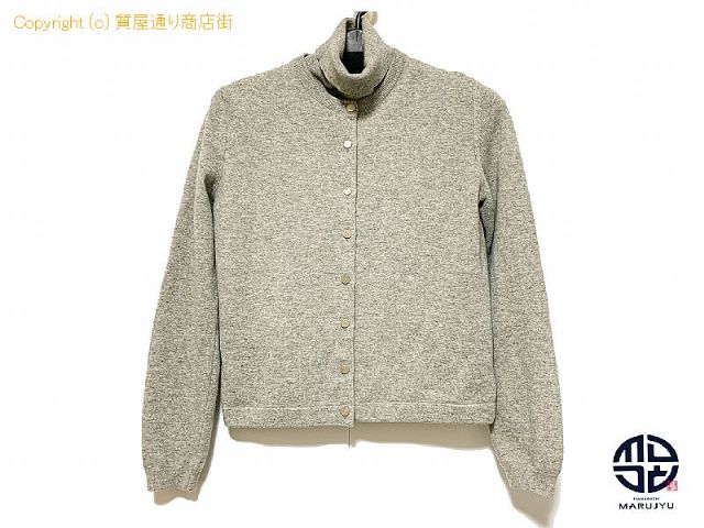 エルメス HERMES エルメス  カシミヤ アンサンブルニット カーディガンセリエボタン ノースリーブタートルネック 【 TM2212038 】の基本紹介画像 エルメス HERMES エルメス  カシミヤ アンサンブルニット カーディガンセリエボタン ノースリーブタートルネック 【 TM2212038 】の基本紹介画像