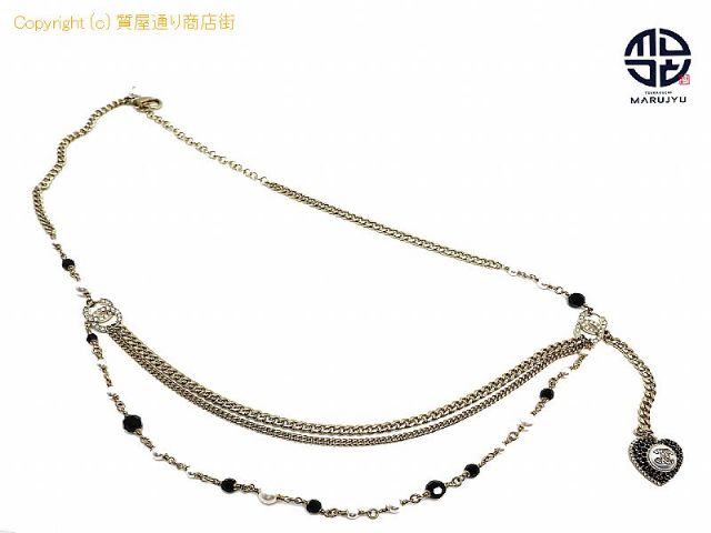 シャネル CHANEL シャネル チェーンベルト ハート ゴールド金具 ココマーク AB9401B09088 ベルト 【 TM2302053 】の基本紹介画像 シャネル CHANEL シャネル チェーンベルト ハート ゴールド金具 ココマーク AB9401B09088 ベルト 【 TM2302053 】の基本紹介画像