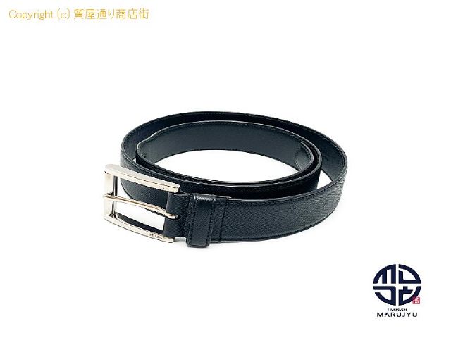 プラダ PRADA プラダ 黒 サフィアーノ メンズ ベルト アパレル 【 TM2305100 】の基本紹介画像 プラダ PRADA プラダ 黒 サフィアーノ メンズ ベルト アパレル 【 TM2305100 】の基本紹介画像