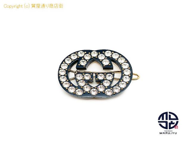 グッチ GUCCI グッチ クリスタル インターロッキングG ヘアクリップ 627917 アクセサリー 【 TM2307026 】の基本紹介画像 グッチ GUCCI グッチ クリスタル インターロッキングG ヘアクリップ 627917 アクセサリー 【 TM2307026 】の基本紹介画像