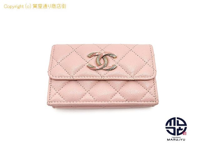 シャネル CHANEL シャネル キャビア マトラッセ ココマーク スモール三つ折り財布 AP0949 スモールフラップウォレット サイフ 【 TM2307114 】の基本紹介画像 シャネル CHANEL シャネル キャビア マトラッセ ココマーク スモール三つ折り財布 AP0949 スモールフラップウォレット サイフ 【 TM2307114 】の基本紹介画像
