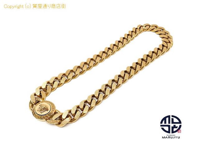 VERSACE ヴェルサーチ ゴールドカラー メデューサ チョーカー チェーン ネックレス DG16949 アクセサリー 【 TM2308069 】の基本紹介画像 VERSACE ヴェルサーチ ゴールドカラー メデューサ チョーカー チェーン ネックレス DG16949 アクセサリー 【 TM2308069 】の基本紹介画像