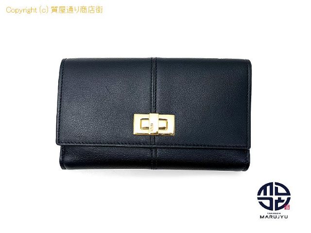 フェンディ FENDI フェンディ ピーカブー ブラック 黒 3つ折り財布 8M0419 サイフ 【 TM2309019 】の基本紹介画像 フェンディ FENDI フェンディ ピーカブー ブラック 黒 3つ折り財布 8M0419 サイフ 【 TM2309019 】の基本紹介画像