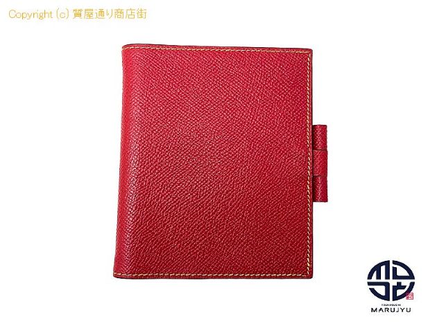 エルメス HERMES エルメス ヴォーエプソン 赤系 アジェンダPM 手帳カバー □E刻印 手帳ケース 【 TM2309024 】の基本紹介画像 エルメス HERMES エルメス ヴォーエプソン 赤系 アジェンダPM 手帳カバー □E刻印 手帳ケース 【 TM2309024 】の基本紹介画像
