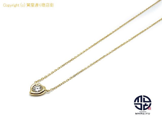 AHKAH アーカー K18 18金イエローゴールド ダイヤモンド D0.13ct ハート ネックレス アクセサリー 【 TM2309060 】の基本紹介画像 AHKAH アーカー K18 18金イエローゴールド ダイヤモンド D0.13ct ハート ネックレス アクセサリー 【 TM2309060 】の基本紹介画像
