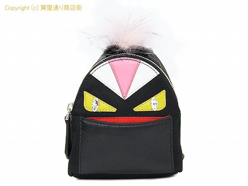 フェンディ フェンディ Fendi モンスター バッグバグズ バックパック チャーム 7ar457 ブラック 質屋通り商店街 78 St フェンディ フェンディ Fendi モンスター バッグバグズ バックパック チャーム 7ar457 ブラック 質屋通り商店街 78 St