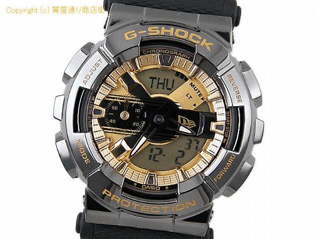 カシオ G-SHOCK カシオ CASIO メンズ腕時計 G-SHOCK NEW ERA 100周年コラボレーションモデル GM-110NE-1AJR 【 SA65931 】の基本紹介画像