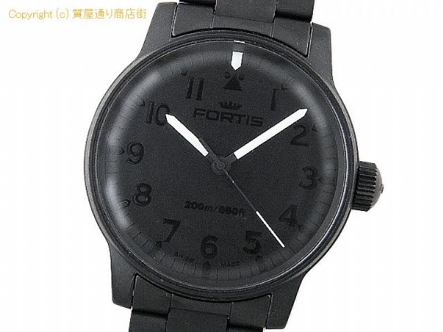 フォルティス ブラックアウト フォルティス FORTIS メンズ腕時計 ブラックアウト 595.18.41MBO 【 SA66051 】の基本紹介画像