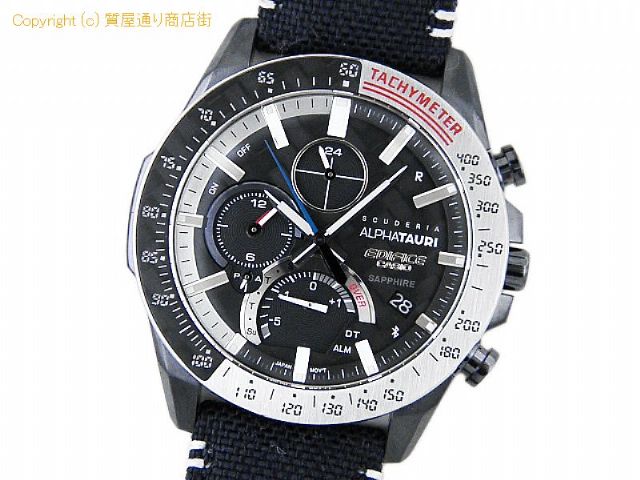 カシオ エディフィス カシオ CASIO メンズ腕時計 エディフィス Scuderia AlphaTauri Limited Edition 2021 EQB-1000AT-1AJR 【 SA66127 】の基本紹介画像