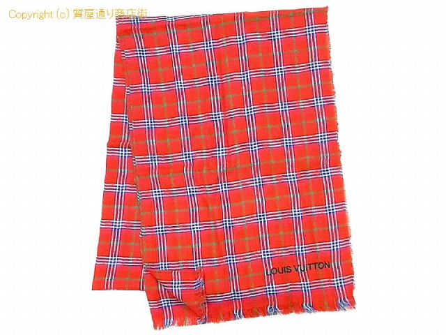 ルイ ヴィトン ルイ・ヴィトン LOUIS VUITTON コットン ストール/ショール エトール・マサイ MP0895 タータンチェック レッド 【 SA520092 】の基本紹介画像 ルイ ヴィトン ルイ・ヴィトン LOUIS VUITTON コットン ストール/ショール エトール・マサイ MP0895 タータンチェック レッド 【 SA520092 】の基本紹介画像