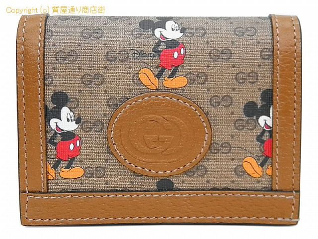 グッチ グッチ GUCCI ディズニーコラボ ミニGGスプリームキャンバス/レザー コンパクトウォレット 2つ折り財布 602534 【 SA532474 】の基本紹介画像 グッチ グッチ GUCCI ディズニーコラボ ミニGGスプリームキャンバス/レザー コンパクトウォレット 2つ折り財布 602534 【 SA532474 】の基本紹介画像
