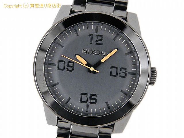 ニクソン コーポラル ニクソン NIXON メンズ腕時計 コーポラルSS NA3461235 クオーツ スティールグレー 【 SA66485 】の基本紹介画像 ニクソン コーポラル ニクソン NIXON メンズ腕時計 コーポラルSS NA3461235 クオーツ スティールグレー 【 SA66485 】の基本紹介画像