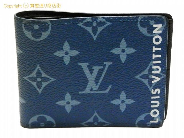 ルイ ヴィトン モノグラム ルイ・ヴィトン LOUIS VUITTON モノグラム メンズ 二つ折り札入/財布 ポルトフォイユ・スレンダー M82798 ブルー/ホワイト 【 SA532517 】の基本紹介画像 ルイ ヴィトン モノグラム ルイ・ヴィトン LOUIS VUITTON モノグラム メンズ 二つ折り札入/財布 ポルトフォイユ・スレンダー M82798 ブルー/ホワイト 【 SA532517 】の基本紹介画像