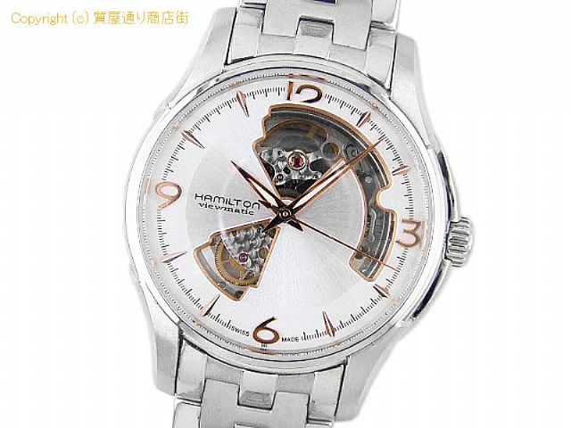 ハミルトン ジャズマスター ハミルトン HAMILTON メンズ腕時計 JAZZMASTER ジャズマスター オープンハート H32565155 自動巻 シルバーダイヤル スケルトン 【 SA66504 】の基本紹介画像 ハミルトン ジャズマスター ハミルトン HAMILTON メンズ腕時計 JAZZMASTER ジャズマスター オープンハート H32565155 自動巻 シルバーダイヤル スケルトン 【 SA66504 】の基本紹介画像