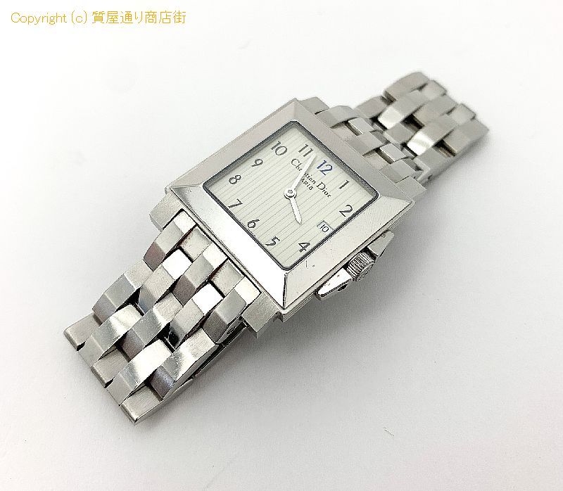 Dior ディオール スクエア D71-100 レディース 腕時計 クオーツ/電池式 - 質屋通り商店街[78-ST]