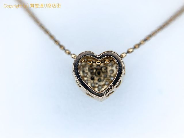 K18 18金 ダイヤモンド ハート パヴェ ネックレス NC 40cm 【 TM2004059 】のオプション紹介画像(1) K18 18金 ダイヤモンド ハート パヴェ ネックレス NC 40cm 【 TM2004059 】のオプション紹介画像(1)