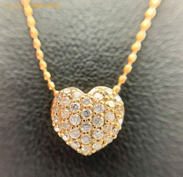 K18 18金 ダイヤモンド ハート パヴェ ネックレス NC 40cm 【 TM2004059 】のオプション紹介画像(3) K18 18金 ダイヤモンド ハート パヴェ ネックレス NC 40cm 【 TM2004059 】のオプション紹介画像(3)