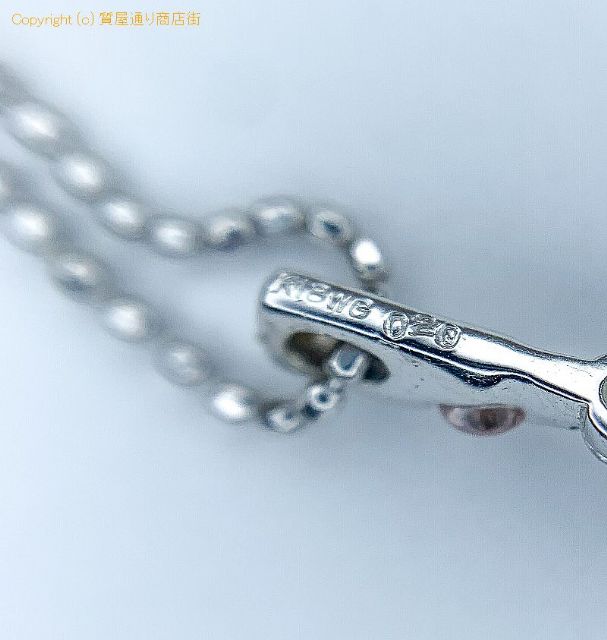 K18WG 18金ホワイトゴールド ピンクダイヤ ネックレス PD0.20 ミニカード付 【 TM2004146 】のオプション紹介画像(3) K18WG 18金ホワイトゴールド ピンクダイヤ ネックレス PD0.20 ミニカード付 【 TM2004146 】のオプション紹介画像(3)