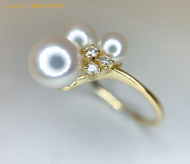 ミキモト MIKIMOTO ミキモト K18 18金イエローゴールド アコヤパール 3P リング 指輪 6号 【 TM2005087 】のオプション紹介画像(1) ミキモト MIKIMOTO ミキモト K18 18金イエローゴールド アコヤパール 3P リング 指輪 6号 【 TM2005087 】のオプション紹介画像(1)