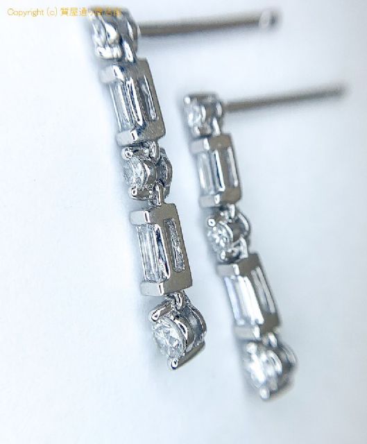 K18 18金ホワイトゴールド ダイヤモンド ピアス 【 TM2006055 】のオプション紹介画像(4) K18 18金ホワイトゴールド ダイヤモンド ピアス 【 TM2006055 】のオプション紹介画像(4)