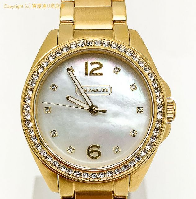 COACH コーチ CA.67.7.34.0678S ラインストーン シェル盤 レディース 腕時計 QZ 電池式 【 TM2006080 】のオプション紹介画像(1) COACH コーチ CA.67.7.34.0678S ラインストーン シェル盤 レディース 腕時計 QZ 電池式 【 TM2006080 】のオプション紹介画像(1)