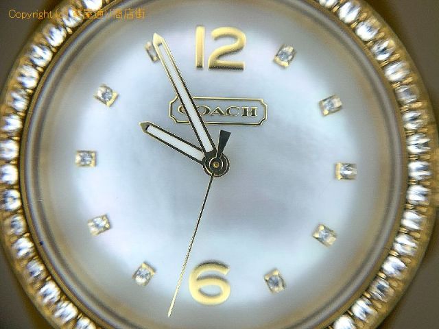 COACH コーチ CA.67.7.34.0678S ラインストーン シェル盤 レディース 腕時計 QZ 電池式 【 TM2006080 】のオプション紹介画像(2) COACH コーチ CA.67.7.34.0678S ラインストーン シェル盤 レディース 腕時計 QZ 電池式 【 TM2006080 】のオプション紹介画像(2)