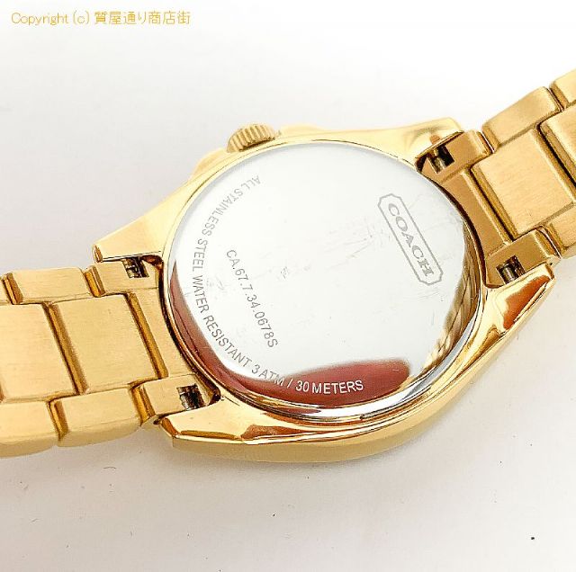 COACH コーチ CA.67.7.34.0678S ラインストーン シェル盤 レディース 腕時計 QZ 電池式 【 TM2006080 】のオプション紹介画像(4) COACH コーチ CA.67.7.34.0678S ラインストーン シェル盤 レディース 腕時計 QZ 電池式 【 TM2006080 】のオプション紹介画像(4)