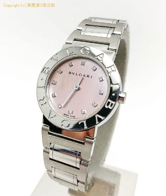 ブルガリ BVLGARI ブルガリ BB26SS シェル文字盤 12PD ダイヤ レディース 腕時計 クオーツ 電池式 【 TM1911055 】のオプション紹介画像(1) ブルガリ BVLGARI ブルガリ BB26SS シェル文字盤 12PD ダイヤ レディース 腕時計 クオーツ 電池式 【 TM1911055 】のオプション紹介画像(1)