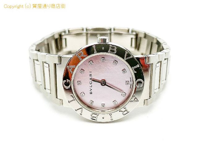 ブルガリ BVLGARI ブルガリ BB26SS シェル文字盤 12PD ダイヤ レディース 腕時計 クオーツ 電池式 【 TM1911055 】のオプション紹介画像(5) ブルガリ BVLGARI ブルガリ BB26SS シェル文字盤 12PD ダイヤ レディース 腕時計 クオーツ 電池式 【 TM1911055 】のオプション紹介画像(5)