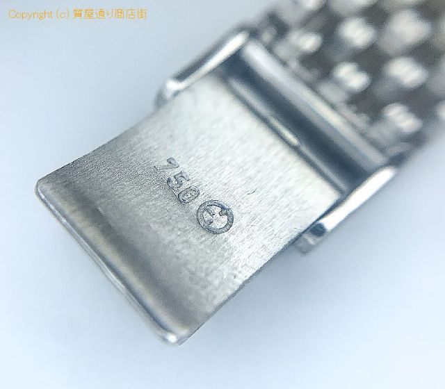 GIVENCHY ジバンシー 750 18金ホワイトゴールド 金無垢 12PD ダイヤベゼル レディース 腕時計 クオーツ 電池式 【 TM2007024 】のオプション紹介画像(3) GIVENCHY ジバンシー 750 18金ホワイトゴールド 金無垢 12PD ダイヤベゼル レディース 腕時計 クオーツ 電池式 【 TM2007024 】のオプション紹介画像(3)