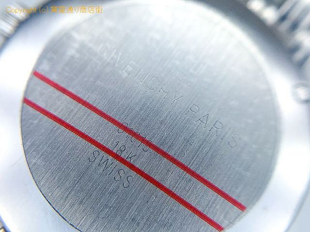 GIVENCHY ジバンシー 750 18金ホワイトゴールド 金無垢 12PD ダイヤベゼル レディース 腕時計 クオーツ 電池式 【 TM2007024 】のオプション紹介画像(4) GIVENCHY ジバンシー 750 18金ホワイトゴールド 金無垢 12PD ダイヤベゼル レディース 腕時計 クオーツ 電池式 【 TM2007024 】のオプション紹介画像(4)